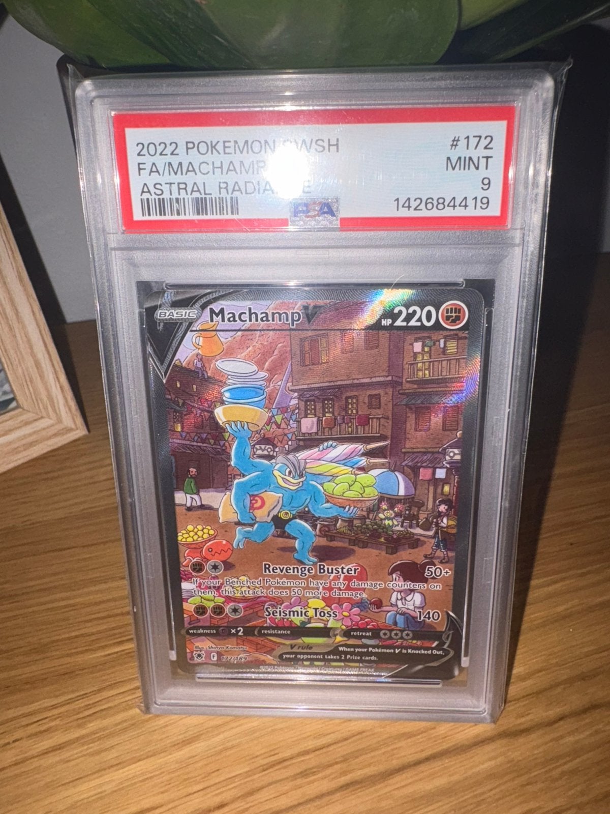 Machamp astral radiance psa 9, Ophalen, Zo goed als nieuw
