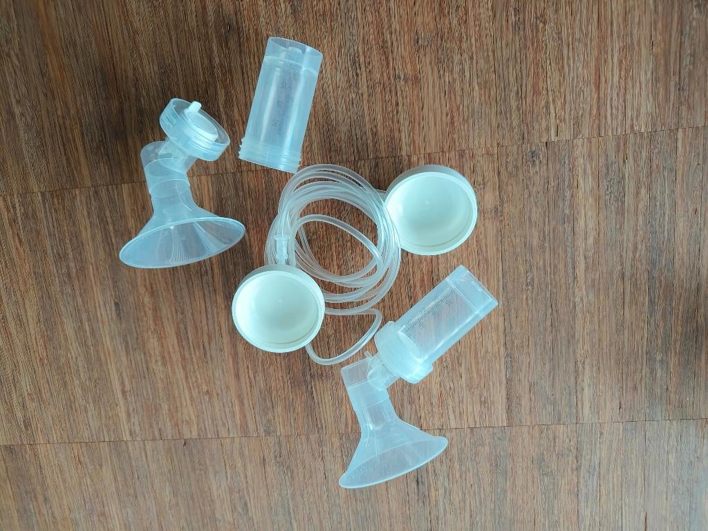 Dubbele afkolfset Medela, Kinderen en Baby's, Ophalen of Verzenden, Zo goed als nieuw, Borstkolf