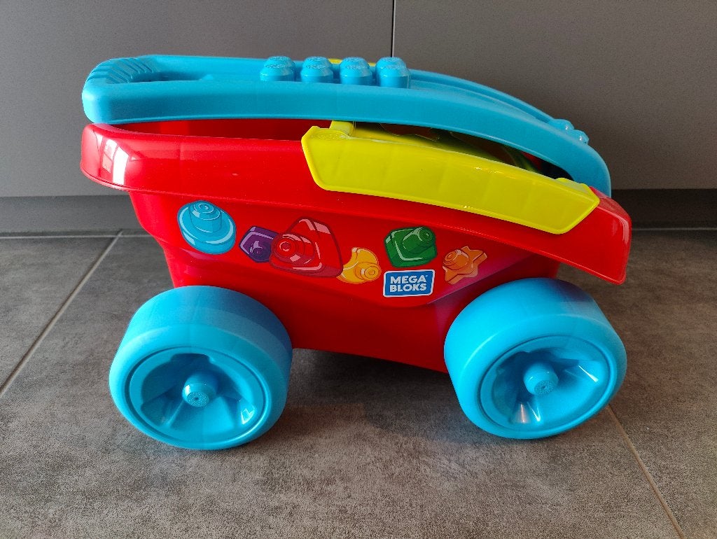 Megabloks vormen sorteer wagen, Ophalen, Zo goed als nieuw, Megabloks