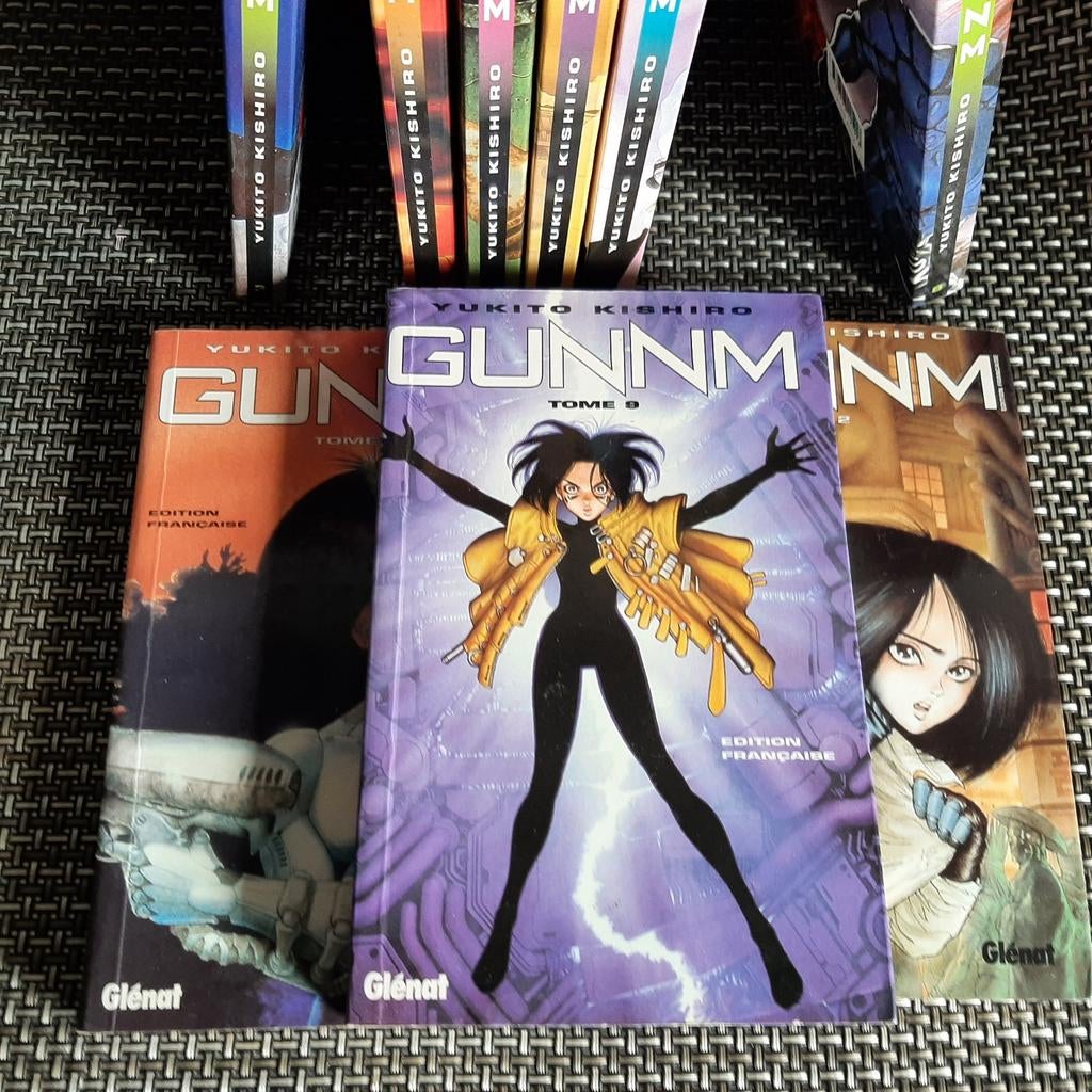 Manga GUNNM Yukito Kishoro complet 9 volumes, Enlèvement