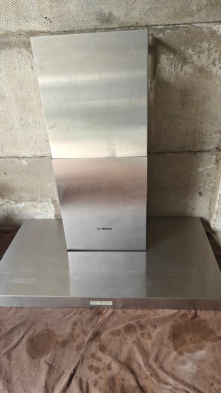 Bosch Dampkap RVS / Roestvrij Staal – Type DWB09W650 (90 cm), Elektronische apparatuur, Ophalen, Wandschouwkap, Zo goed als nieuw