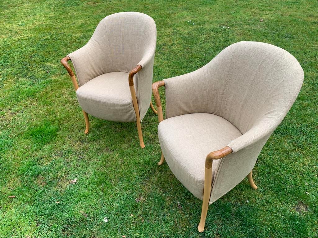 2 giorgetti fauteuils, Ophalen, Zo goed als nieuw