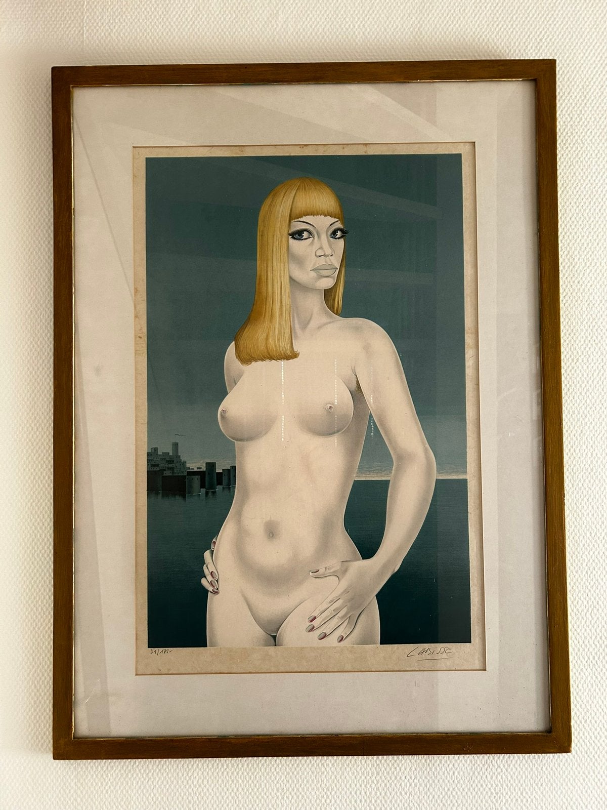 Felix Labisse, Hélène 1975, Antiquités & Art, Art | Lithographies & Sérigraphies, Signé, Enlèvement, Lithographie
