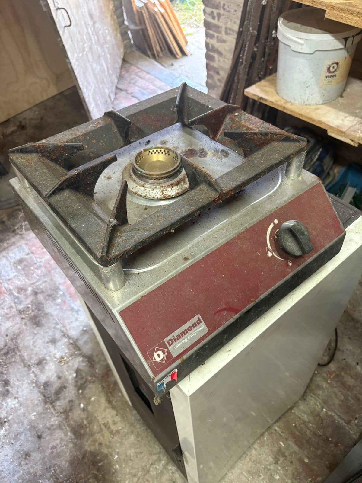 Diamond los gasvuur, Elektronische apparatuur, Kookplaten, Ophalen, Zo goed als nieuw, Gas
