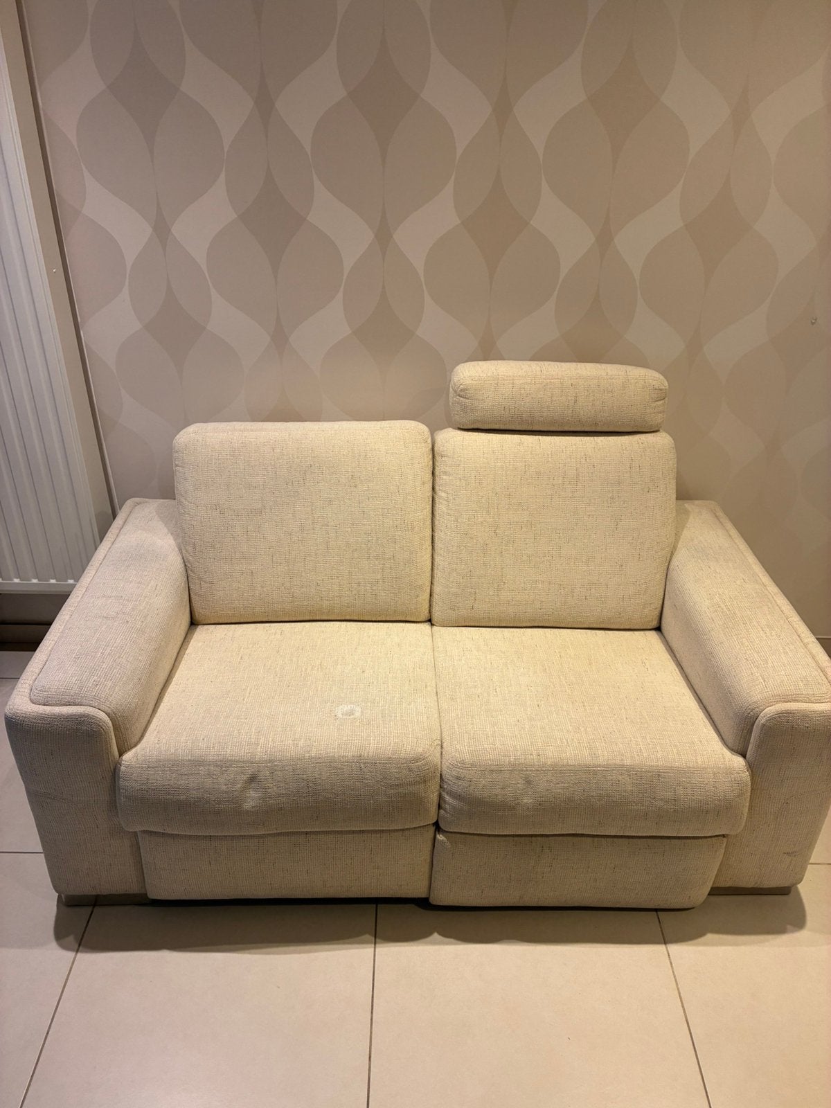 Tweezit met relaxfunctie, Ophalen, Gebruikt, 150 tot 200 cm, Tweepersoons