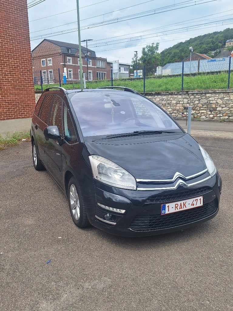 Citroen c4 grand picasso noir, Autos, Euro 5, Achat, 7 places, Boîte manuelle