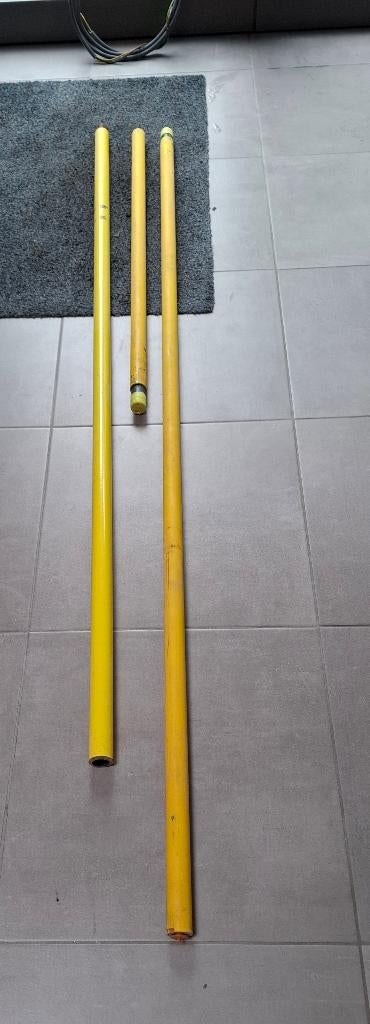 Stalen gasbuis geel 4/4   =   1"    2 stukken, Doe-het-zelf en Bouw, Ophalen, Overige materialen, Nieuw, 20 tot 40 mm