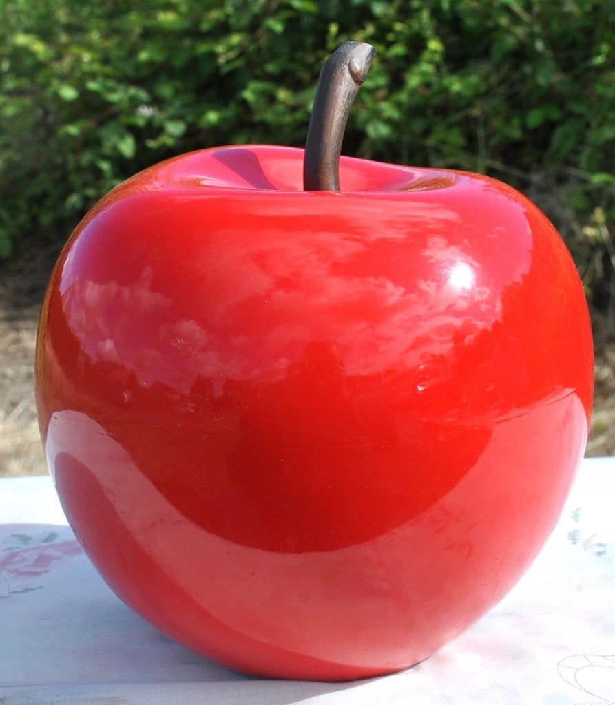 grosse pomme rouge matière composite, Composites, Enlèvement ou Envoi, Rouge, Moderne