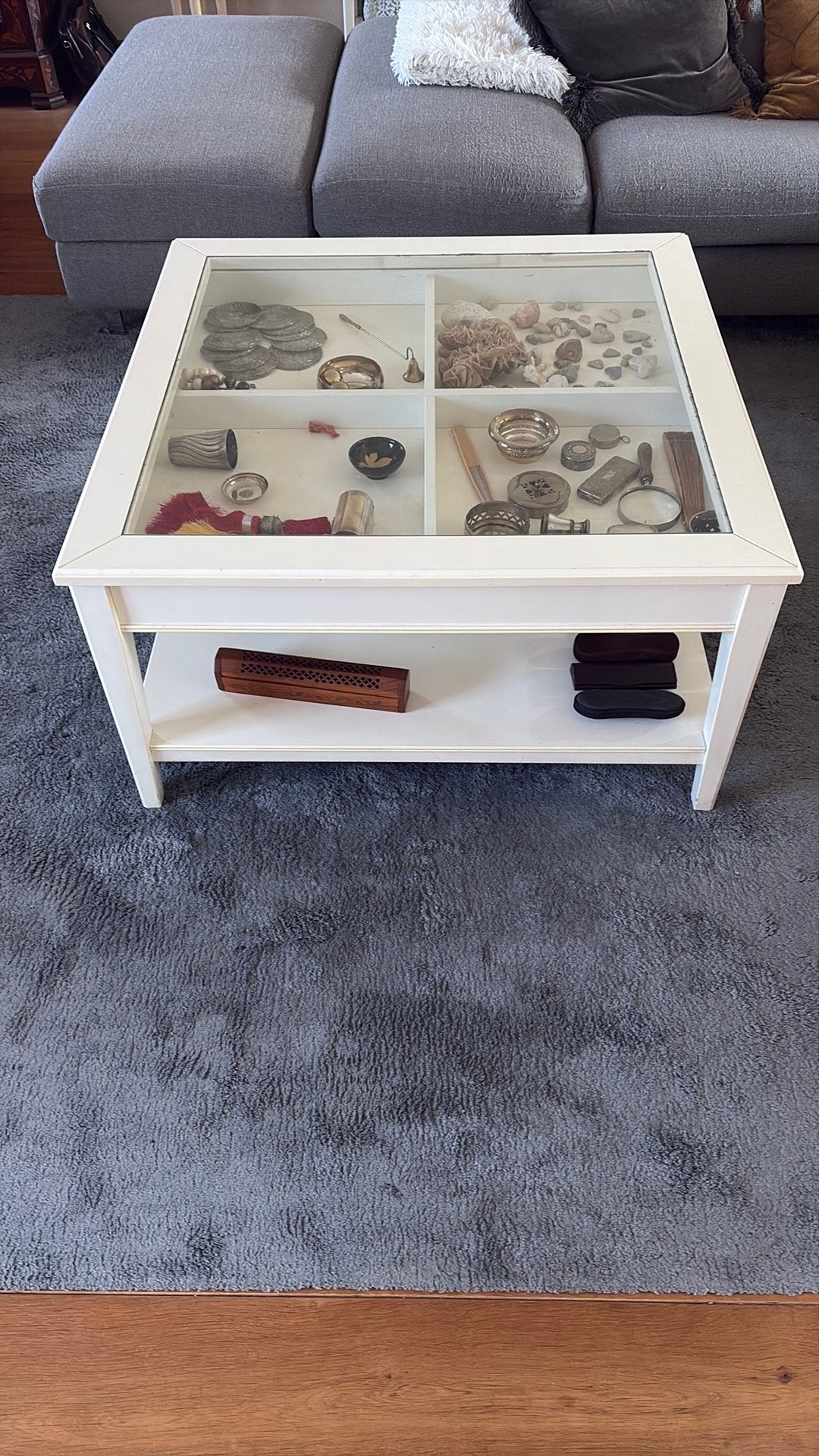 Table de salon, Maison & Meubles, 100 à 150 cm, Carré, Enlèvement, Utilisé