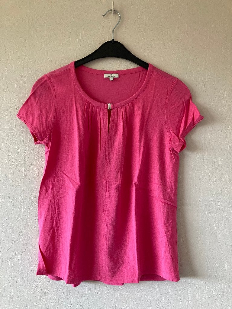 Roze t-shirt, Tom Tailor, maat: Medium, Kleding | Dames, T-shirts, Maat 38/40 (M), Zo goed als nieuw, Korte mouw, Roze