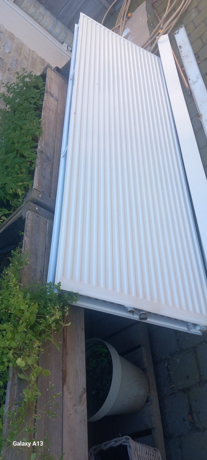 Grote radiator, Doe-het-zelf en Bouw, Rolluiken, Ophalen