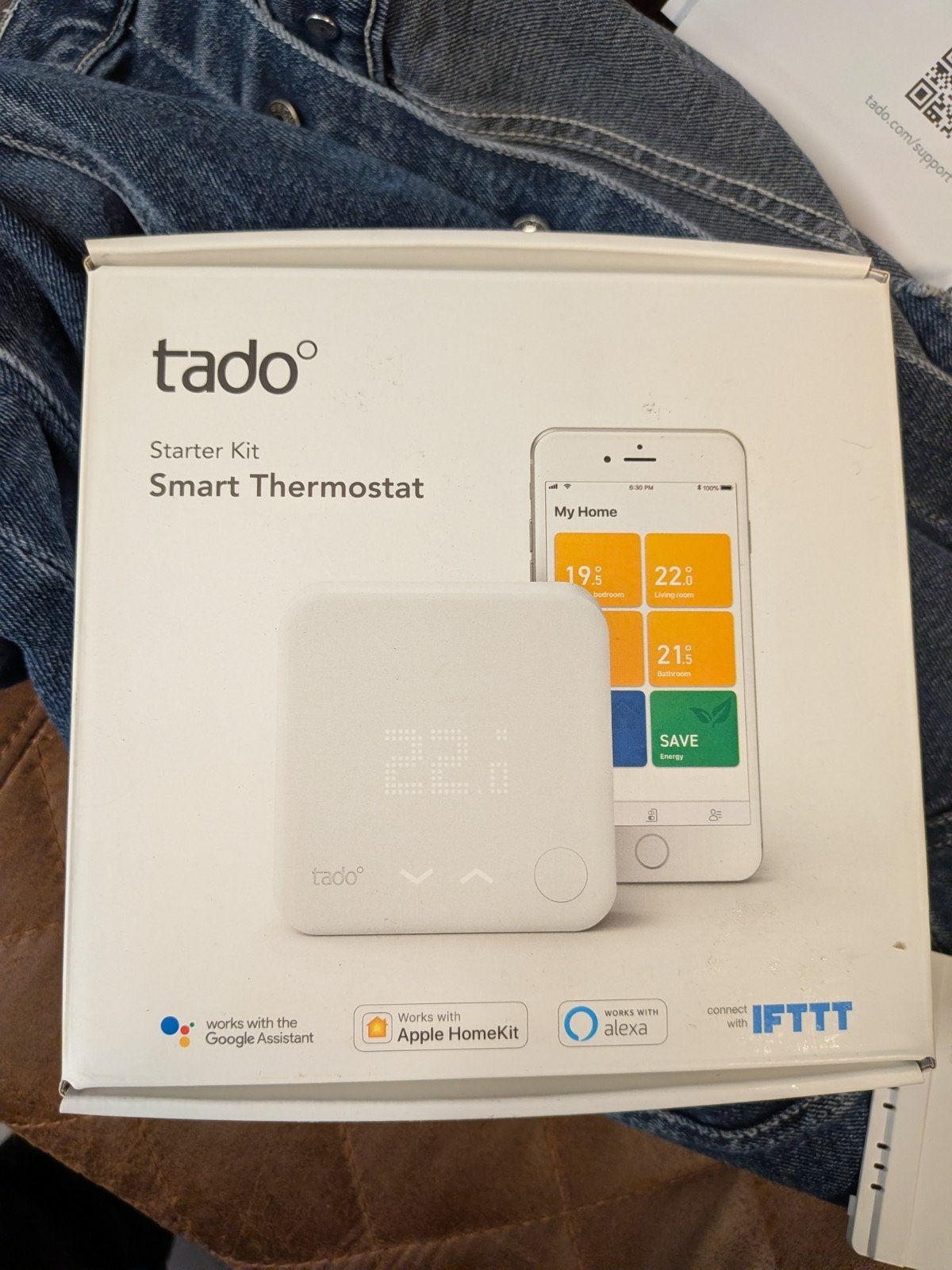 Tado V3+ starterskit (Thermostaat bedraad + internet bridge), Ophalen of Verzenden