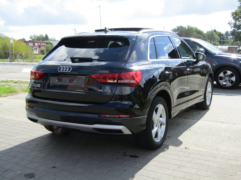 Audi Q3 2.0 TDI Automaat, Auto's, 4 cilinders, Bruin, Leder, Bedrijf