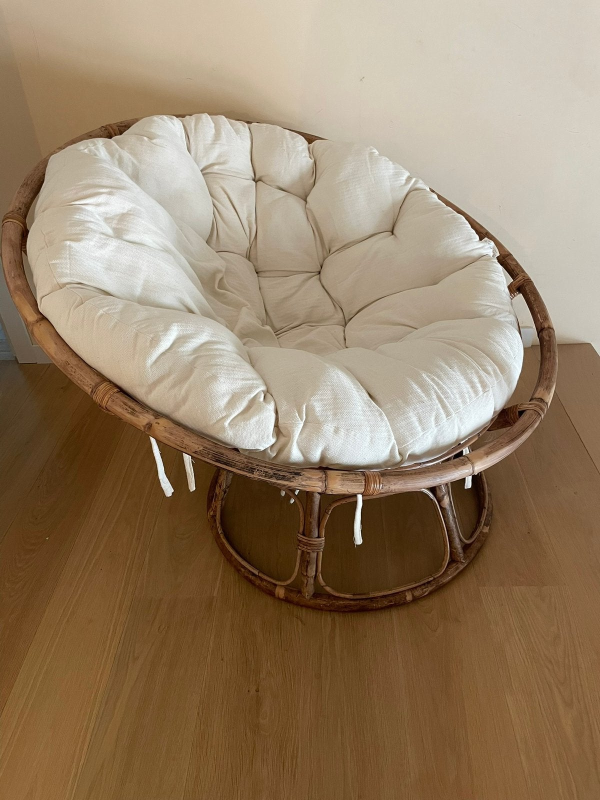 Rotan loungestoel / pauwenstoel, Enlèvement, Comme neuf