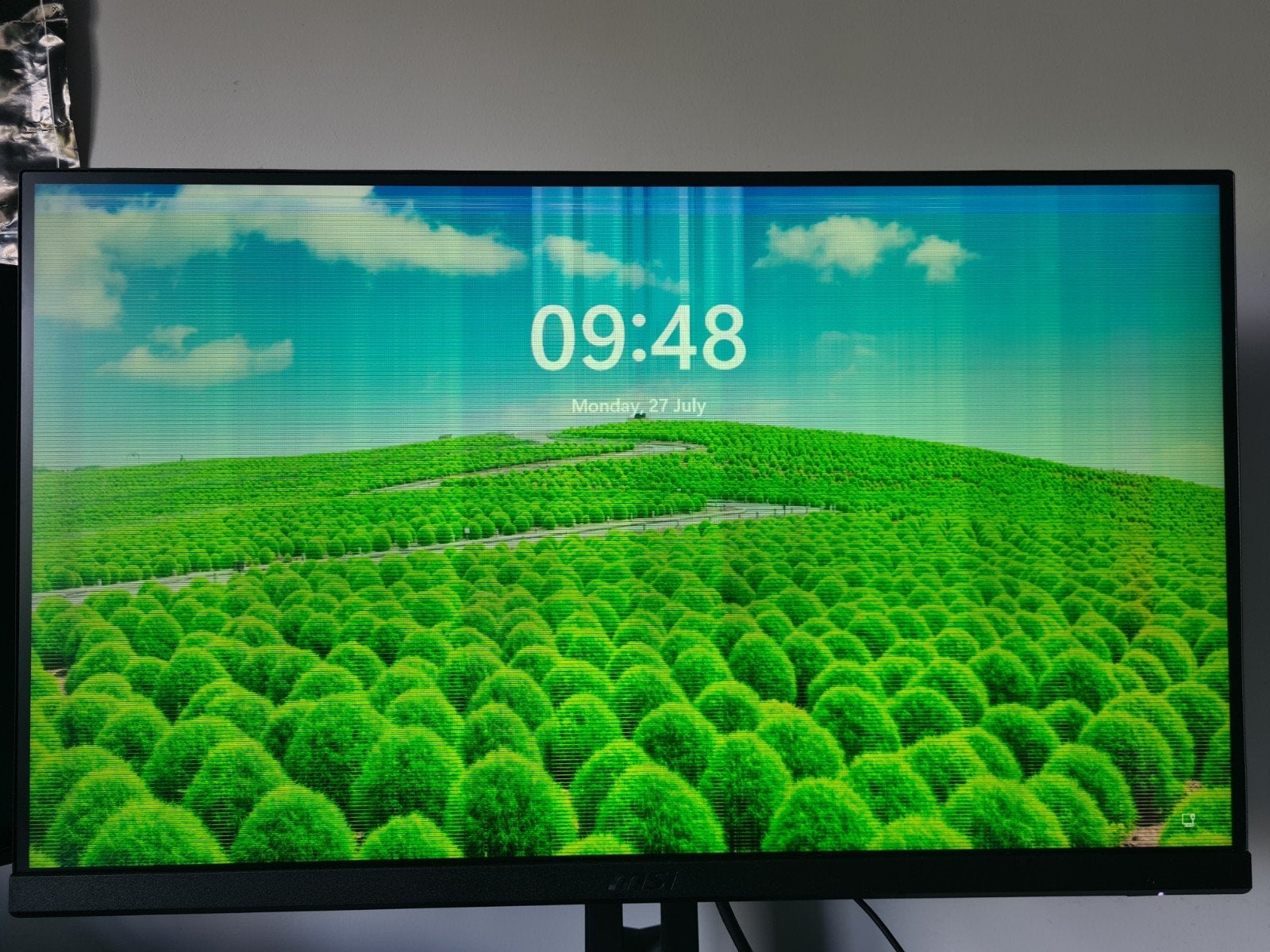 Defecte MSI monitor | 27" QHD | 144-165 Hz, MSI gaming, 151 t/m 200 Hz, Ophalen, Gaming
