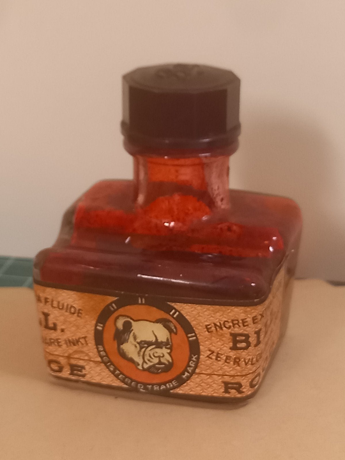 Bill Ink - encre vintage - rouge, Collections, Stylos, Enlèvement ou Envoi