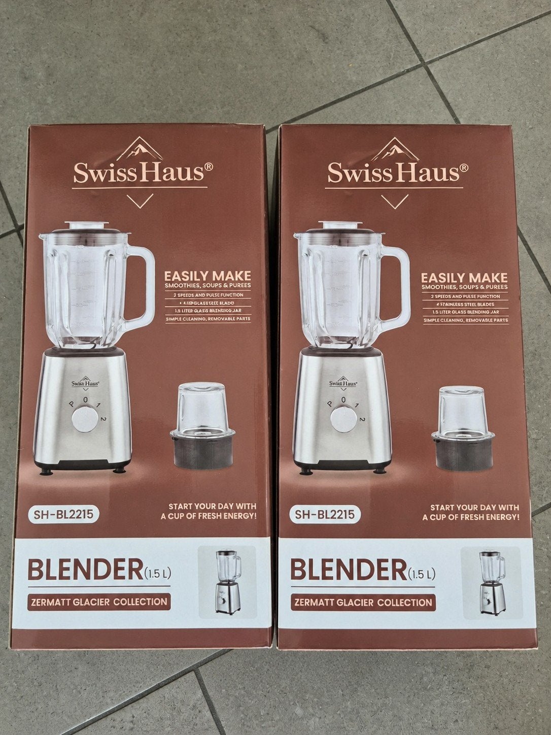 2x nieuwe blenders, NIEUW  in doos !, Ophalen of Verzenden, Nieuw, Blender