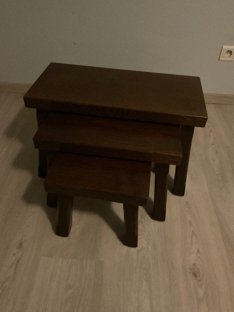 Bijzettafeltjes, Huis en Inrichting, Ophalen, Minder dan 45 cm, Minder dan 55 cm, Gebruikt