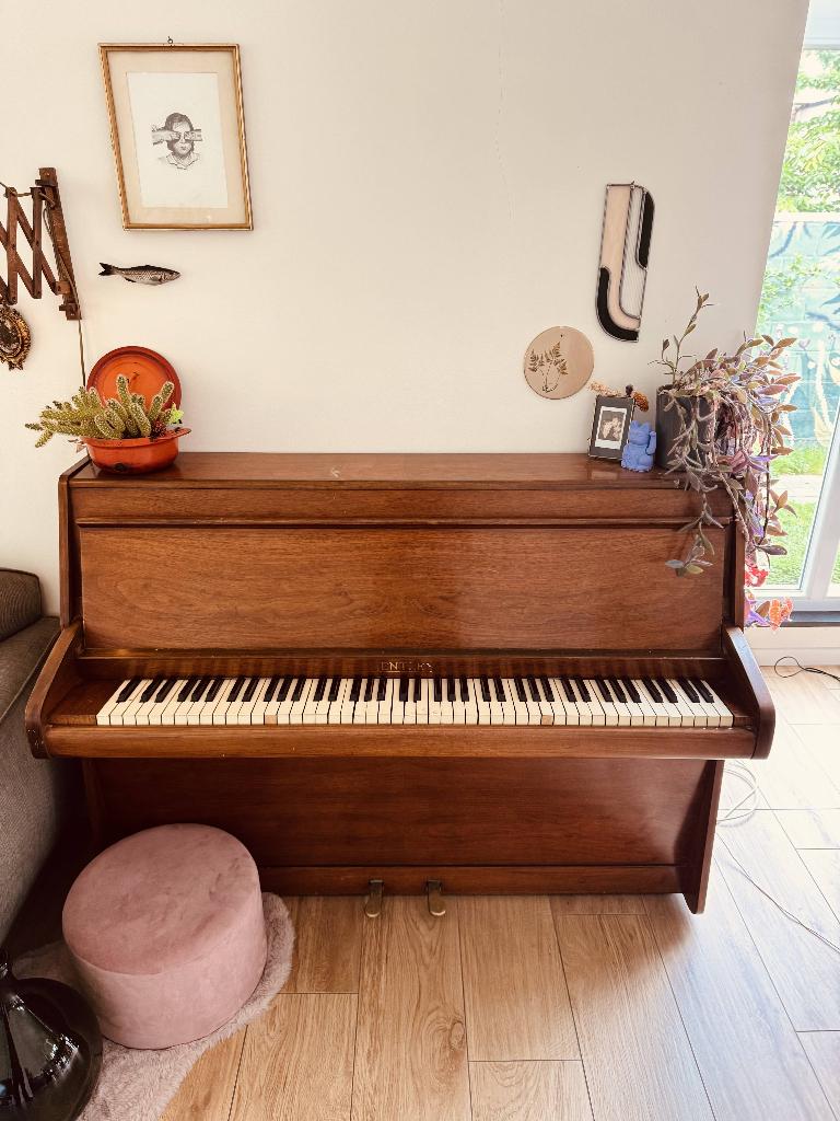 Piano (gratis), Enlèvement, Utilisé, Brun, Piano