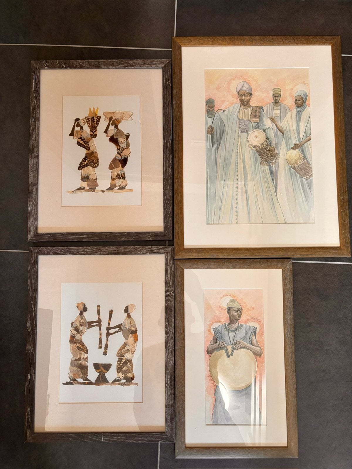 4 werken, Nigeria, Antiek en Kunst, Ophalen
