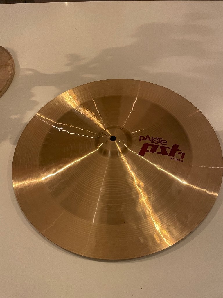 Paiste pst 7, 18”China cymbal, Musique & Instruments, Enlèvement, Comme neuf, Autres marques