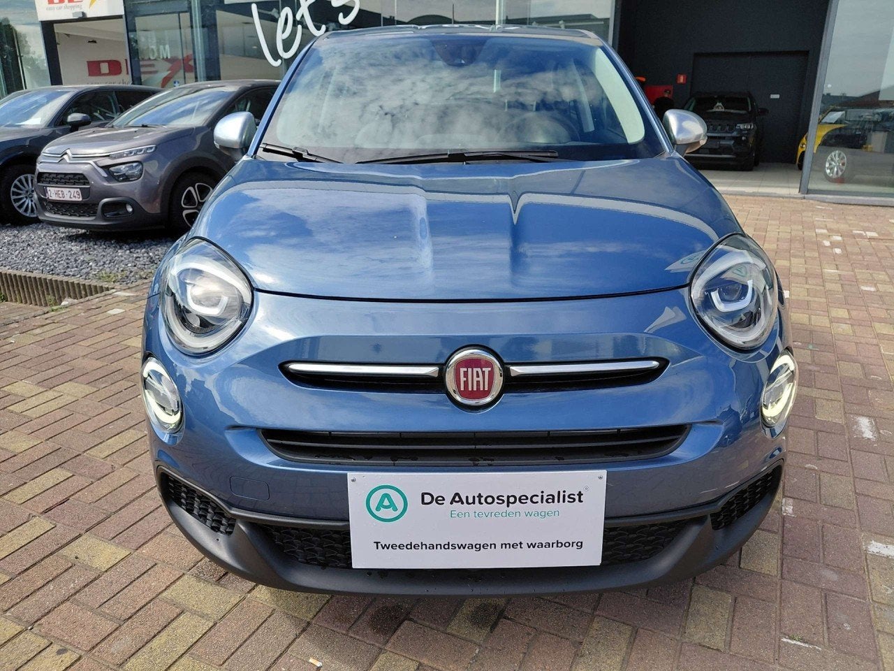 Fiat 500X Basis (bj 2019), Auto's, Gebruikt, Blauw, 500X, 120 pk