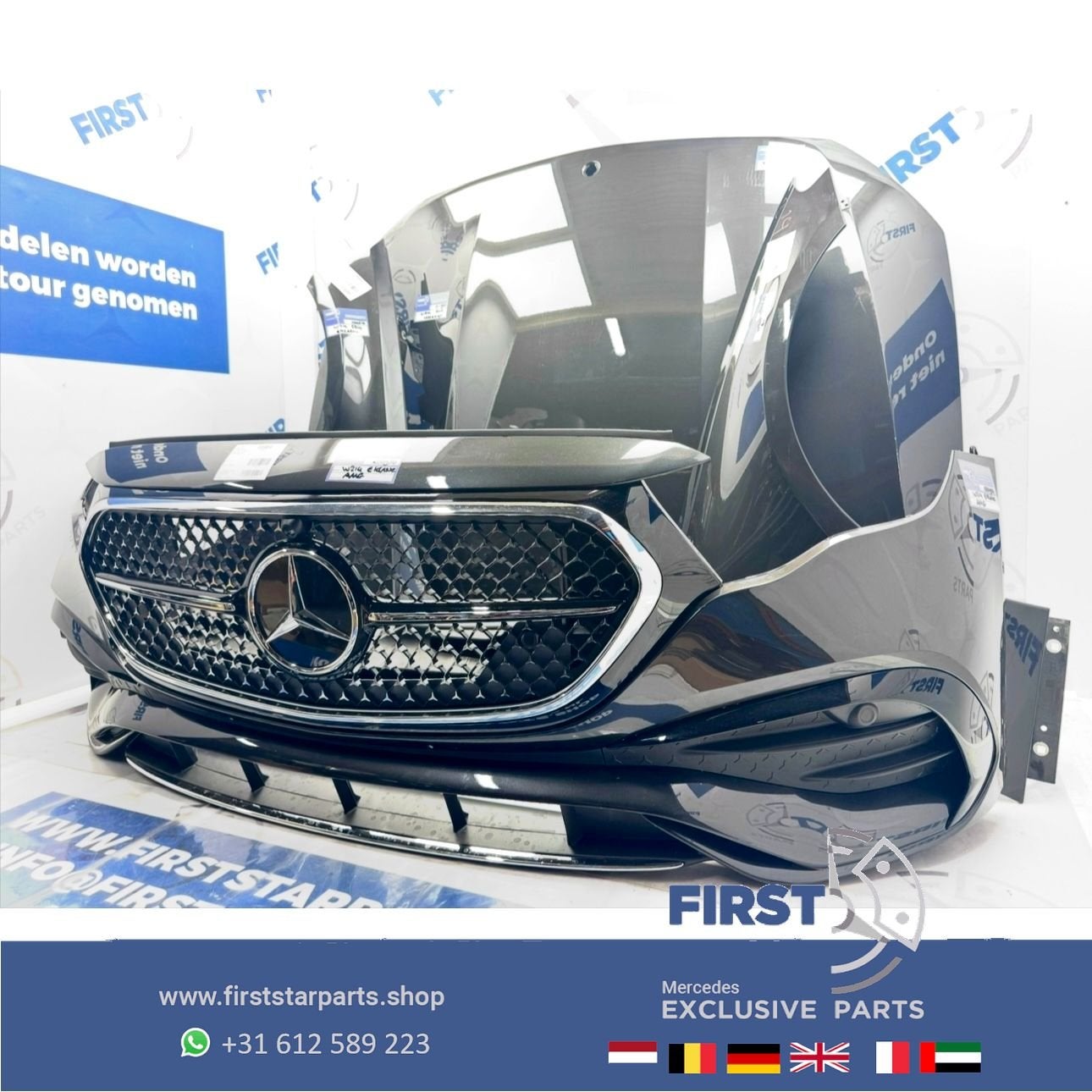 W214 S214 E KLASSE VOORKOP COMPLEET FRONT ORIGINEEL Mercedes