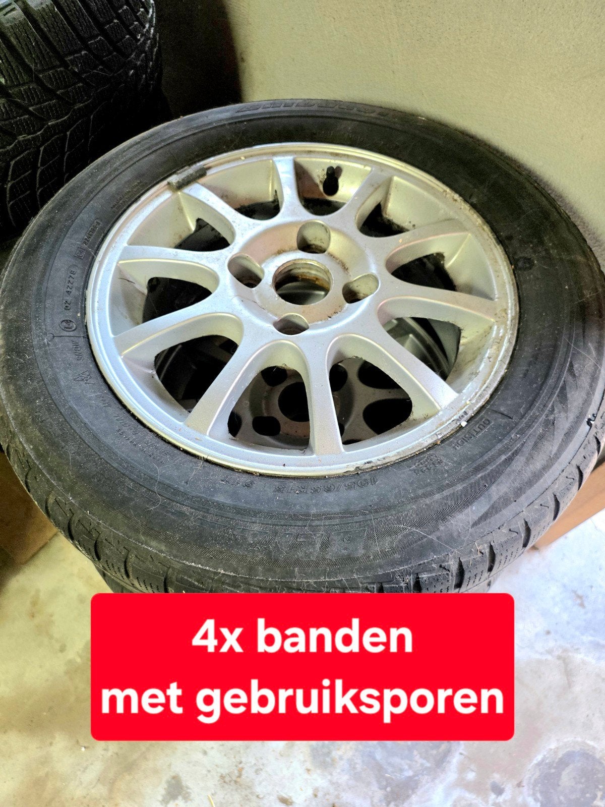 Banden Bridgestone 4 stuks, Enlèvement