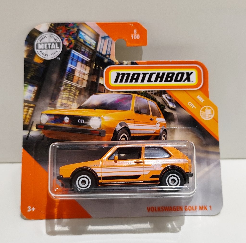 Matchbox Volkswagen Golf MK1 Rabbit Oranje Zeldzaam! (2019), Enlèvement ou Envoi