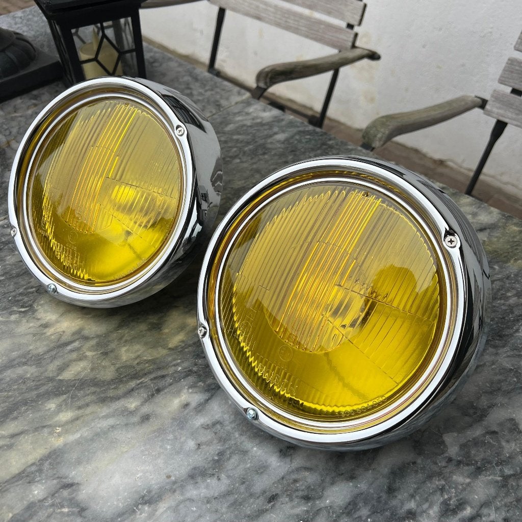 VW Gele koplampset Kever Type 3 T181 68-, Ophalen of Verzenden, Gebruikt