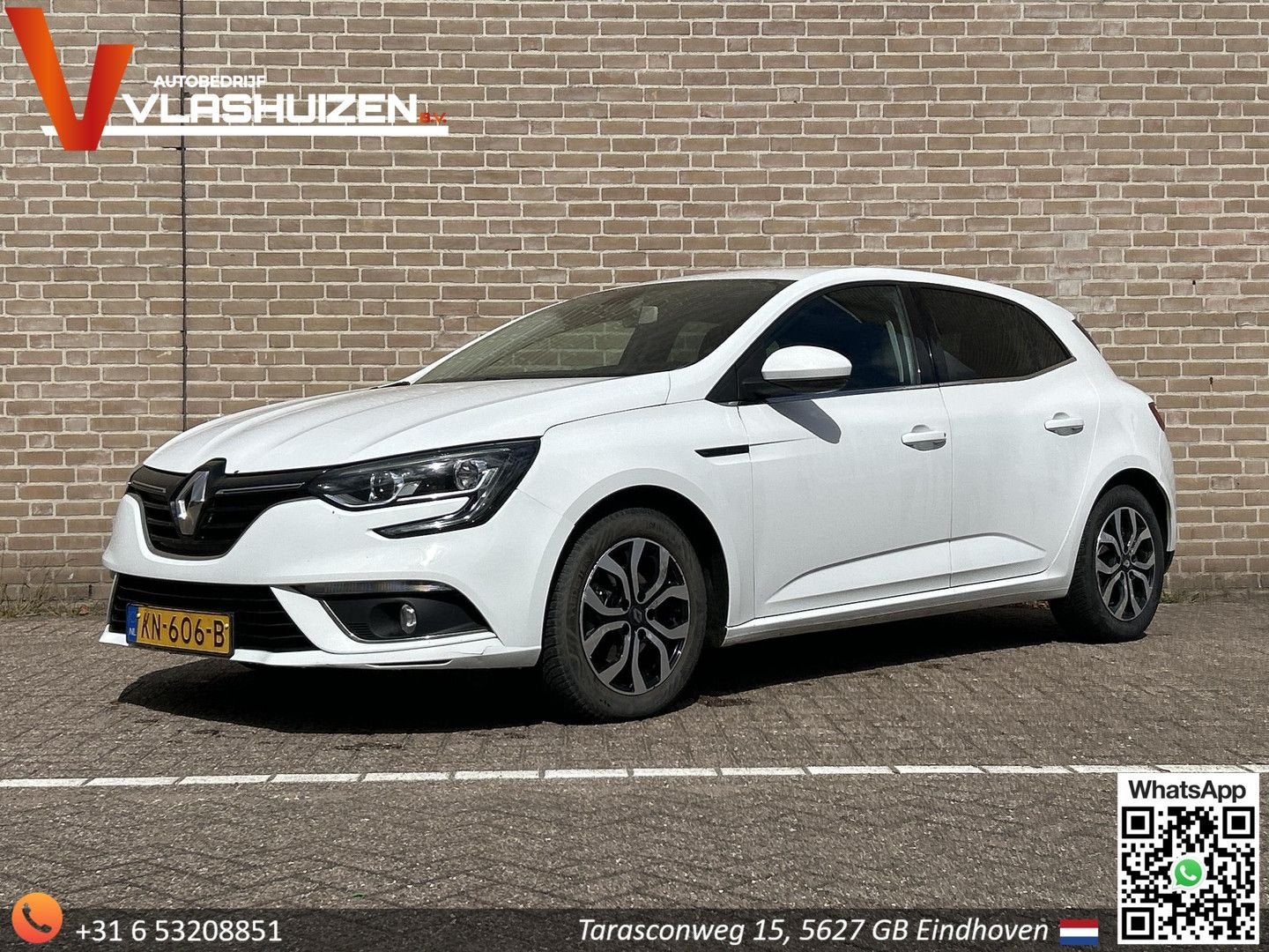 Renault Megane 1.5 dCi Zen | Climate | Cruise | Navi |, Auto's, Zwart, 86 g/km, Wit, Te koop