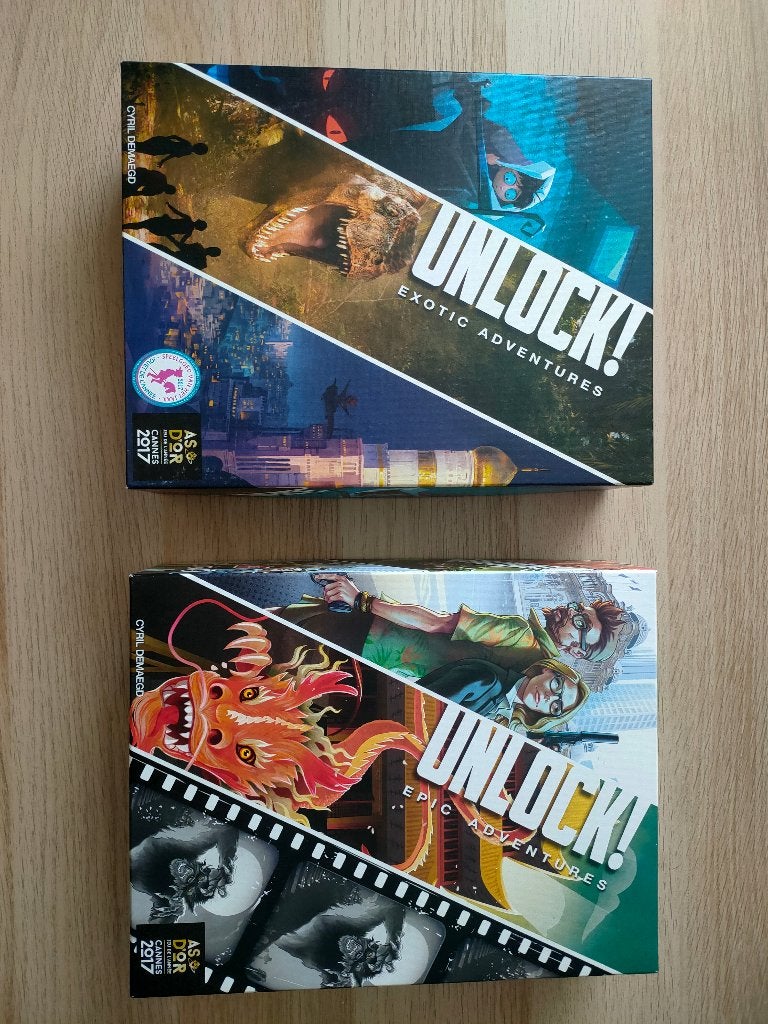 Jeux Unlock x2 (Français), Hobby & Loisirs créatifs, Cinq joueurs ou plus, Enlèvement ou Envoi, Comme neuf, Space Cowboys