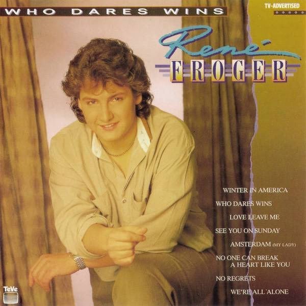 SALE->CD RENE FROGER - Who dares wins, Cd's en Dvd's, Verzenden, Pop