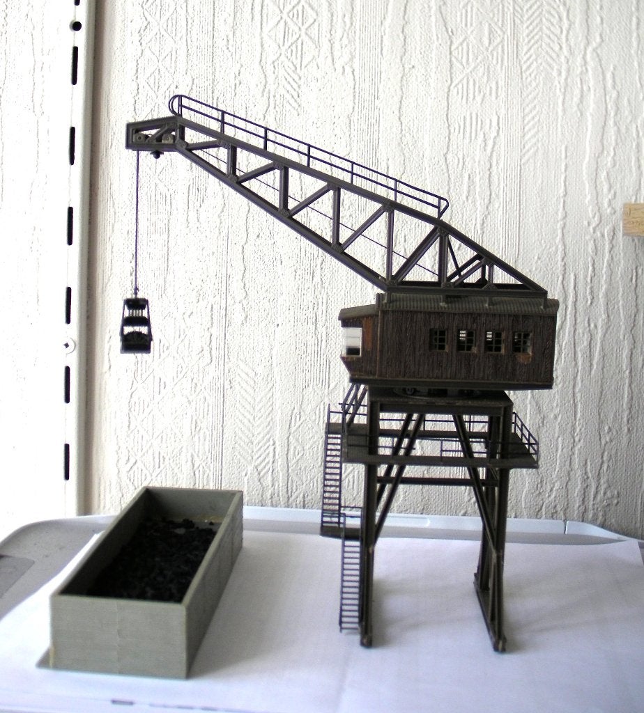 Grue pivotante a charbon, Enlèvement ou Envoi, Comme neuf, Pont, Tunnel ou Bâtiment