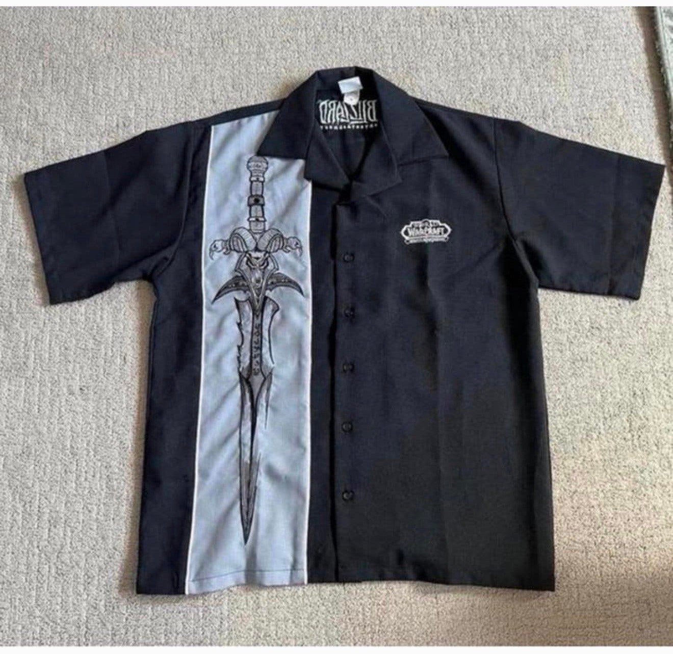 Vintage Blizzard Lich King shirt World Of Warcraft ZELDZAAM, Ophalen of Verzenden, Nieuw, Maat 48/50 (M)