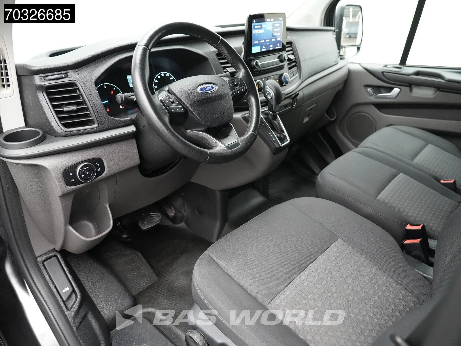 Ford Transit Custom 130PK Ex.BPM/BTW! Automaat Personenbus 9, Auto's, Bestelwagens en Lichte vracht, Automaat, Stof, Euro 6, 4 cilinders
