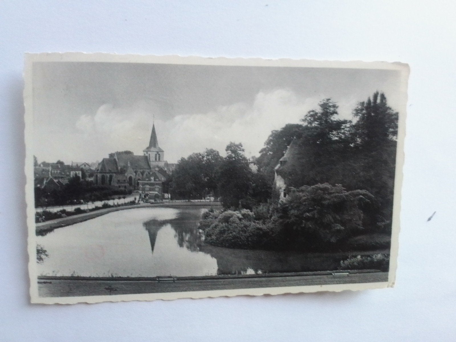 DILBEEK LE PARC - VUE SUR L'ÉTANG, Envoi, 1960 à 1980, Affranchie, Brabant Flamand