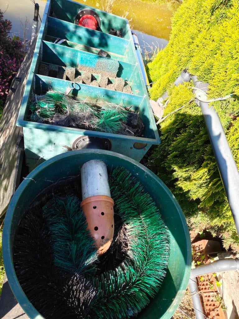 Meerkamerfilter + vortex, Tuin en Terras, Vijver-toebehoren, Ophalen