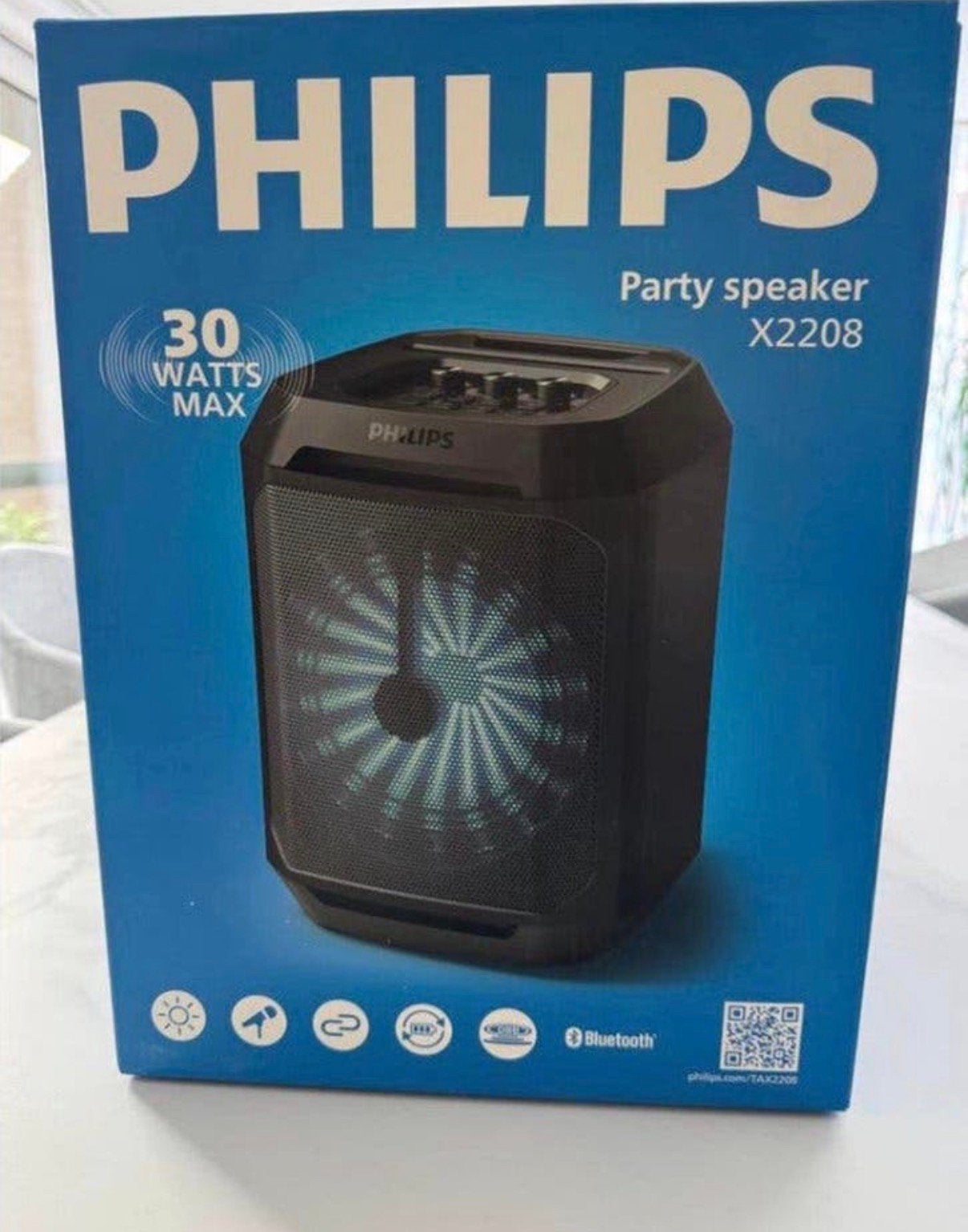 Nieuwe party speaker Philips, Audio, Tv en Foto, Luidsprekerboxen, Ophalen, Nieuw, Party speaker, Philips