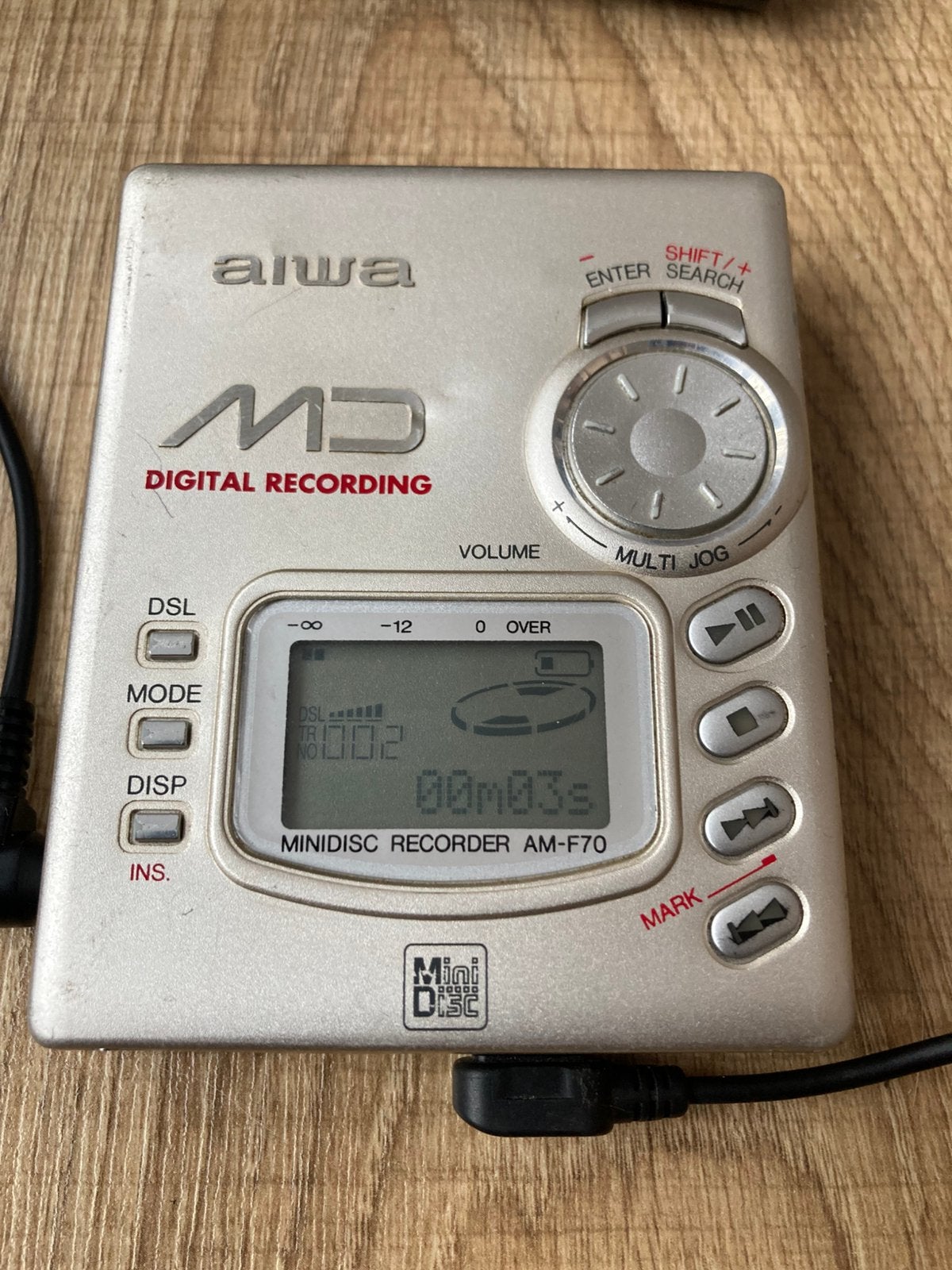 Mini disc aiwa, Audio, Tv en Foto, Walkmans, Discmans en Minidiscspelers, Ophalen of Verzenden, Minidisc-recorder