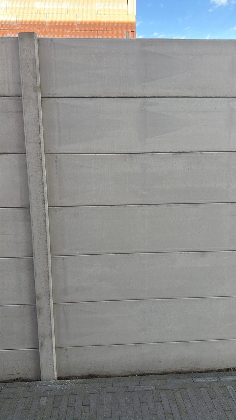 Smooth beton omheining, Ophalen, Zo goed als nieuw