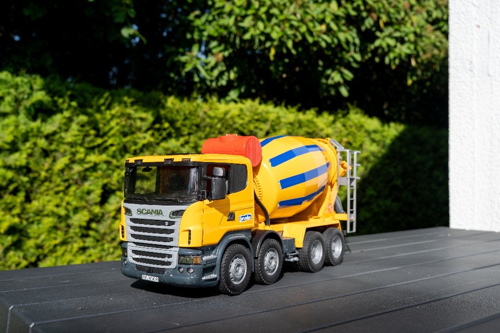 BRUDER 03554 – Camion toupie à béton Scania R-Series, Enlèvement, Utilisé