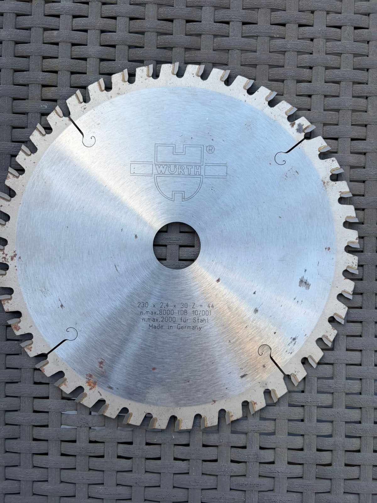 Lame de scie circulaire Würth en acier 230 x 2,4 x 30 mm 44T, Enlèvement ou Envoi, Neuf