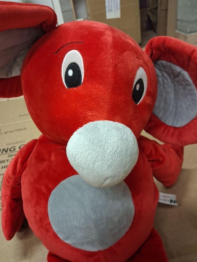 Muis 65 cm knuffel, Kinderen en Baby's, Speelgoed | Knuffels en Pluche, Ophalen of Verzenden, Zo goed als nieuw, Overige typen