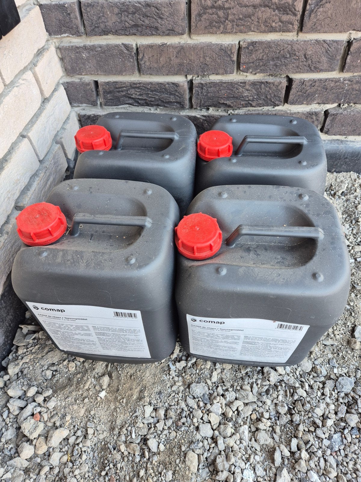 Additif chape chauffage sol, Enlèvement