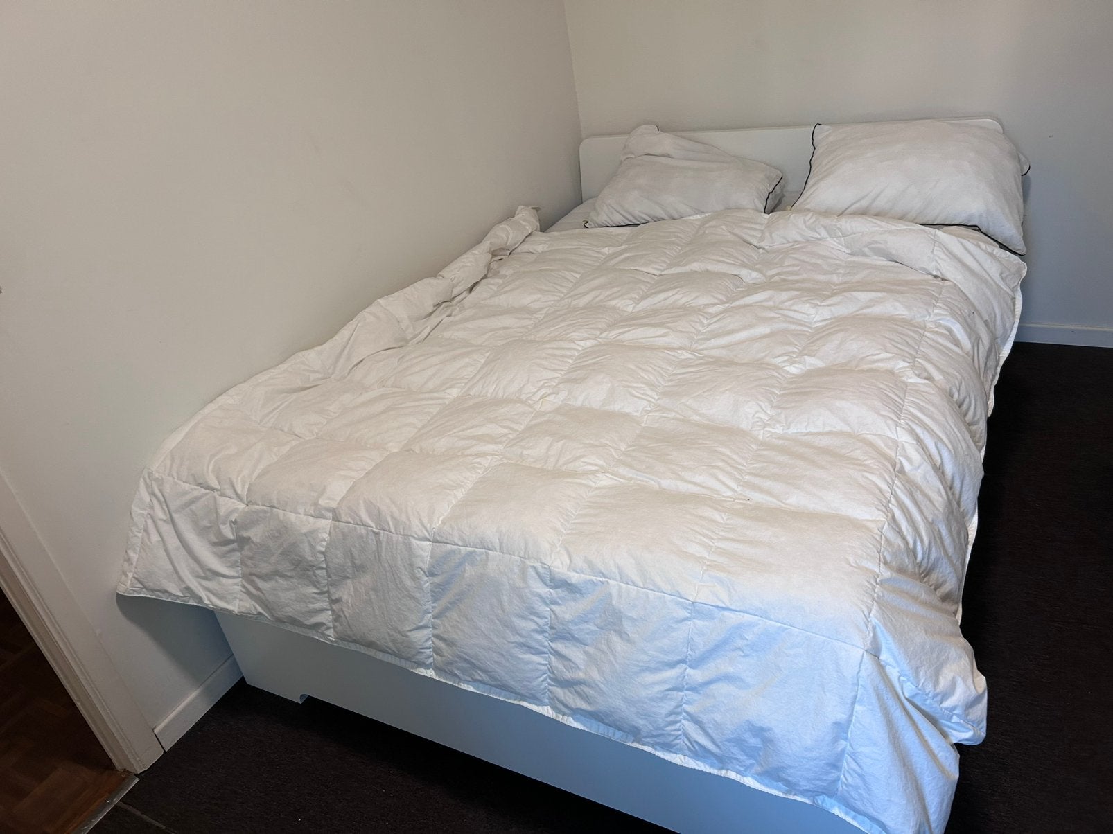 Tweepersoons bed + Matras + kussen + Dekbed, Huis en Inrichting, Ophalen, Zo goed als nieuw, Tweepersoons, 200 cm