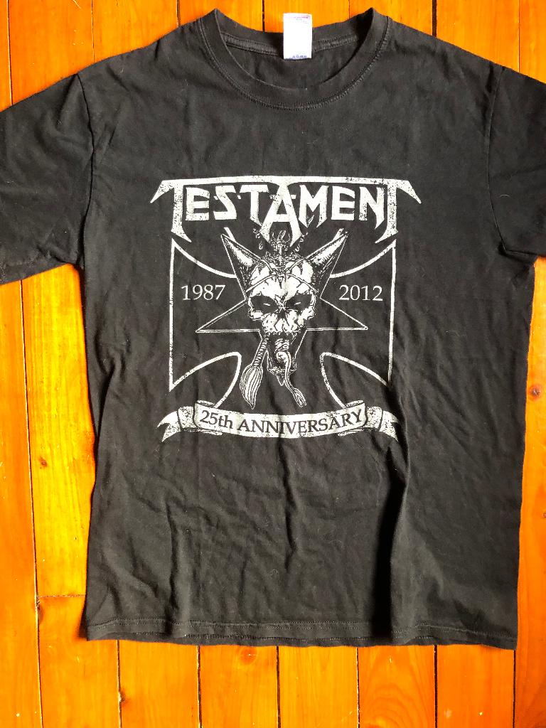 Testament vintage 2012 euro tour shirt size M, Ophalen of Verzenden, Zo goed als nieuw