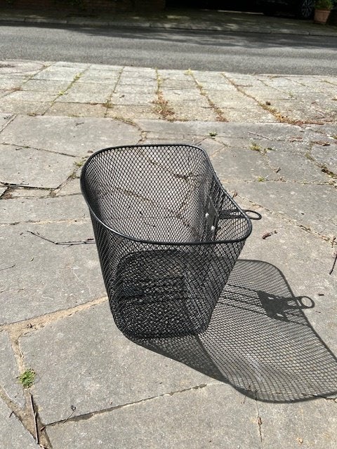 Panier suspendu pour vélo, Enlèvement