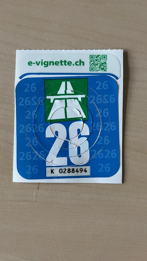 vignet zwitserland 2026, Tickets en Kaartjes, Autovignetten