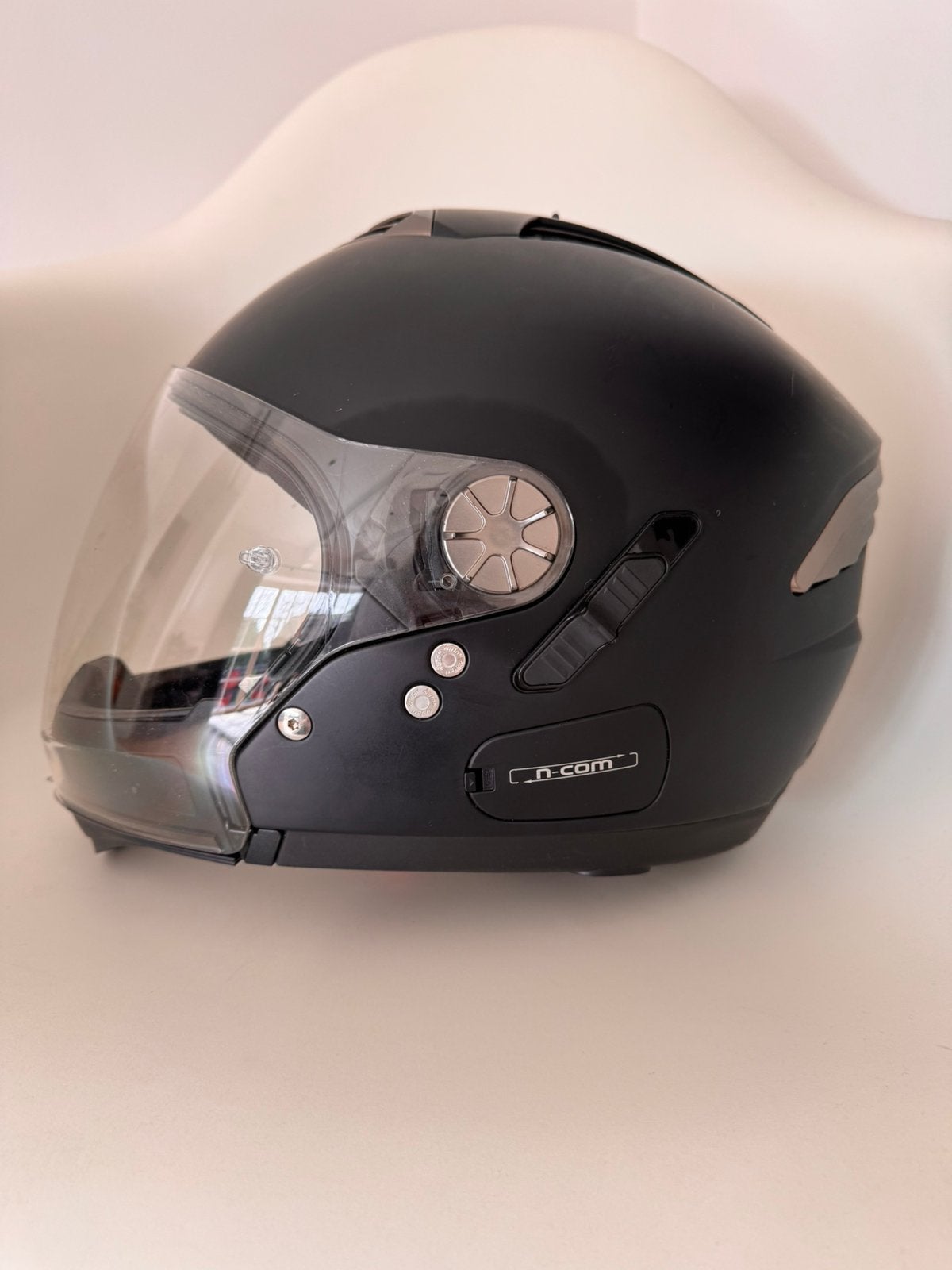 Magnifique casque de moto noir mat  - Nolan - Taille L, Enlèvement, L, Nolan